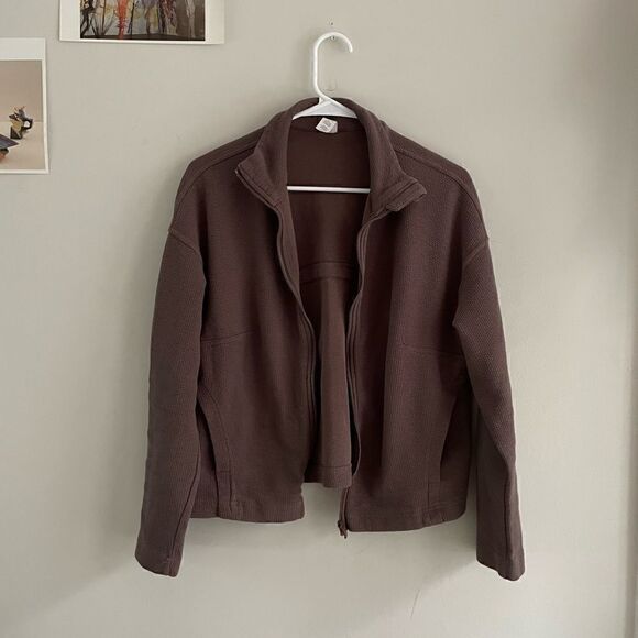 90 degree HIGH LOW FULL ZIP JACKET WITH SIDE POCKETS - Picture 2 of 10